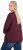 Ulla Popken Sparkling Sequin Bows Christmas Sweatshirt Plum - Mikiny & mikiny bez kapucne - 