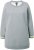 Ulla Popken Nostalgic Escape Oversized Sweatshirt Mouse Grey - Mikiny & mikiny bez kapucne - 