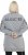 Ulla Popken Nostalgic Escape Oversized Sweatshirt Mouse Grey - Mikiny & mikiny bez kapucne - 