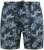 D555 Cleethorpes Hawaii Printed Swimshorts Navy - Plavecké šortky - Pánske Plavky Nadmerné Veľkosti 