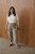 Kaffe Curve Nana Barrel Pants Brindle - Látkové nohavice - 