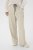Kaffe Curve Sirana Pants Beige Melange/Black Stripe - Látkové nohavice - 
