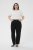Kaffe Curve Brenn Barrel Twill Jeans Washed Black - Džínsy - 