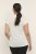 Kaffe Curve Lina V-Neck T-Shirt White - Tričká - 