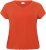 Kaffe Curve Jena V-Neck T-Shirt Grenadine Red - Tričká - 