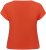 Kaffe Curve Jena V-Neck T-Shirt Grenadine Red - Tričká - 