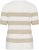 Kaffe Curve Lizzy Striped Pullover Chalk/Feather Grey Bold Stripe - Tričká - 