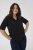 Kaffe Curve Phoelina T-Shirt Black - Tričká - 