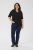 Kaffe Curve Phoelina T-Shirt Black - Tričká - 
