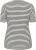 Kaffe Curve Lia Flower T-Shirt Chalk/Deep Black - Tričká - 