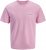 Jack & Jones Brandon T-Shirt Pink - Tričká - Nadrozmerné tričká - 2XL-14XL