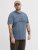 Jack & Jones Edenver T-Shirt Blue - Tričká - Nadrozmerné tričká - 2XL-14XL