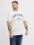Jack & Jones Edenver T-Shirt White - Tričká - Nadrozmerné tričká - 2XL-14XL