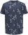Jack & Jones Montauk T-Shirt Blue - Tričká - Nadrozmerné tričká - 2XL-14XL