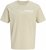 Jack & Jones Blaneo Short Sleeve T-shirt Beige - Tričká - Nadrozmerné tričká - 2XL-14XL