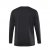 JP1880 T-Shirt Henley Long Sleeve Black TALL - PÁNSKE OBLEČENIE MT-6XLT - Veľkosti pre VYSOKÝCH