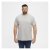 North Latitude T-Shirt O-Neck Grey Melange - Tričká - Nadrozmerné tričká - 2XL-14XL