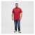North Latitude Logo T-Shirt Red - Tričká - Nadrozmerné tričká - 2XL-14XL