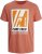Jack & Jones Spring Logo T-Shirt Pink - Tričká - Nadrozmerné tričká - 2XL-14XL