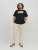 Jack & Jones Logan T-Shirt Black - Tričká - Nadrozmerné tričká - 2XL-14XL