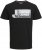 Jack & Jones Logan T-Shirt Black - Tričká - Nadrozmerné tričká - 2XL-14XL