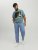 Jack & Jones Conrad T-Shirt Grey - Tričká - Nadrozmerné tričká - 2XL-14XL