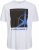 Jack & Jones Conrad T-Shirt White - Tričká - Nadrozmerné tričká - 2XL-14XL