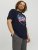 Jack & Jones Codyy T-Shirt Navy - Tričká - Nadrozmerné tričká - 2XL-14XL