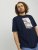Jack & Jones Copenhagen Photo T-Shirt Navy - Tričká - Nadrozmerné tričká - 2XL-14XL