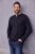 JP1880 Henley T-Shirt Long Sleeve Black TALL - PÁNSKE OBLEČENIE MT-6XLT - Veľkosti pre VYSOKÝCH