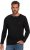 JP1880 Henley T-Shirt Long Sleeve Black TALL - PÁNSKE OBLEČENIE MT-6XLT - Veľkosti pre VYSOKÝCH