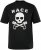 JP1880 T-Shirt Short Sleeve Skull Race Black - Tričká - Nadrozmerné tričká - 2XL-14XL