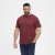 North Latitude T-Shirt O-Neck Bordeaux TALL - TALL tričká - TALL Tričká
