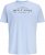 Jack & Jones Kevin Tričko Modré - Tričká - Nadrozmerné tričká - 2XL-14XL