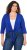 Ulla Popken Versatile Surplice Wrap Tie Hem Bolero Top Cobalt Blue - Tričká - 