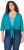 Ulla Popken Versatile Surplice Wrap Tie Hem Bolero Top Teal - Tričká - 