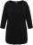 Ulla Popken Asymmetric Petal Cutouts A-line Fit Stretch Knit Top Black - Tričká - 