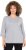 Ulla Popken Decorative Seam Short Sleeve Tee Grey - Tričká - 