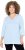 Ulla Popken Country Lettered 3/4 Sleeve Tee Soft Light Blue - Potlačené tričká pre ženy - 