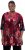 Ulla Popken Velvet Peacock Feather 3/4 Sleeve Tunic Blouse Wine Red - Tričká - 