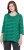 Ulla Popken Striped 3/4 Sleeve A-Line Tee Moss Green - Tričká - 