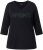 Ulla Popken SPRING Studded 3/4 Sleeve Tee Black - Tričká - 