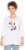 Ulla Popken Casual Mood Floral V-Neck Tee Off-White - Tričká - 