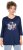 Ulla Popken Casual Mood Floral V-Neck Tee Navy - Tričká - 