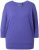 Ulla Popken Quick Drying Batwing Sleeve Tee Blueberry - Potlačené tričká pre ženy - 