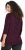 Ulla Popken Mixed Pattern Stripe 3/4 Sleeve Tee Black - Tričká - 