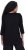 Ulla Popken Flower Epaulet 3/4 Sleeve Top Black - Potlačené tričká pre ženy - 