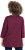 Ulla Popken Flower Print 3/4 Sleeve Tee Dark Ruby - Tričká - 