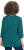 Ulla Popken Flower Print 3/4 Sleeve Tee Teal Green - Tričká - 