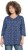 Ulla Popken Graphic Print Pleated 3/4 Sleeve Tee Blue - Tričká - 